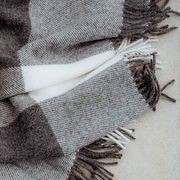 Weave Home Lake Hayes Throw - Peat | 100% Wool gallery detail image