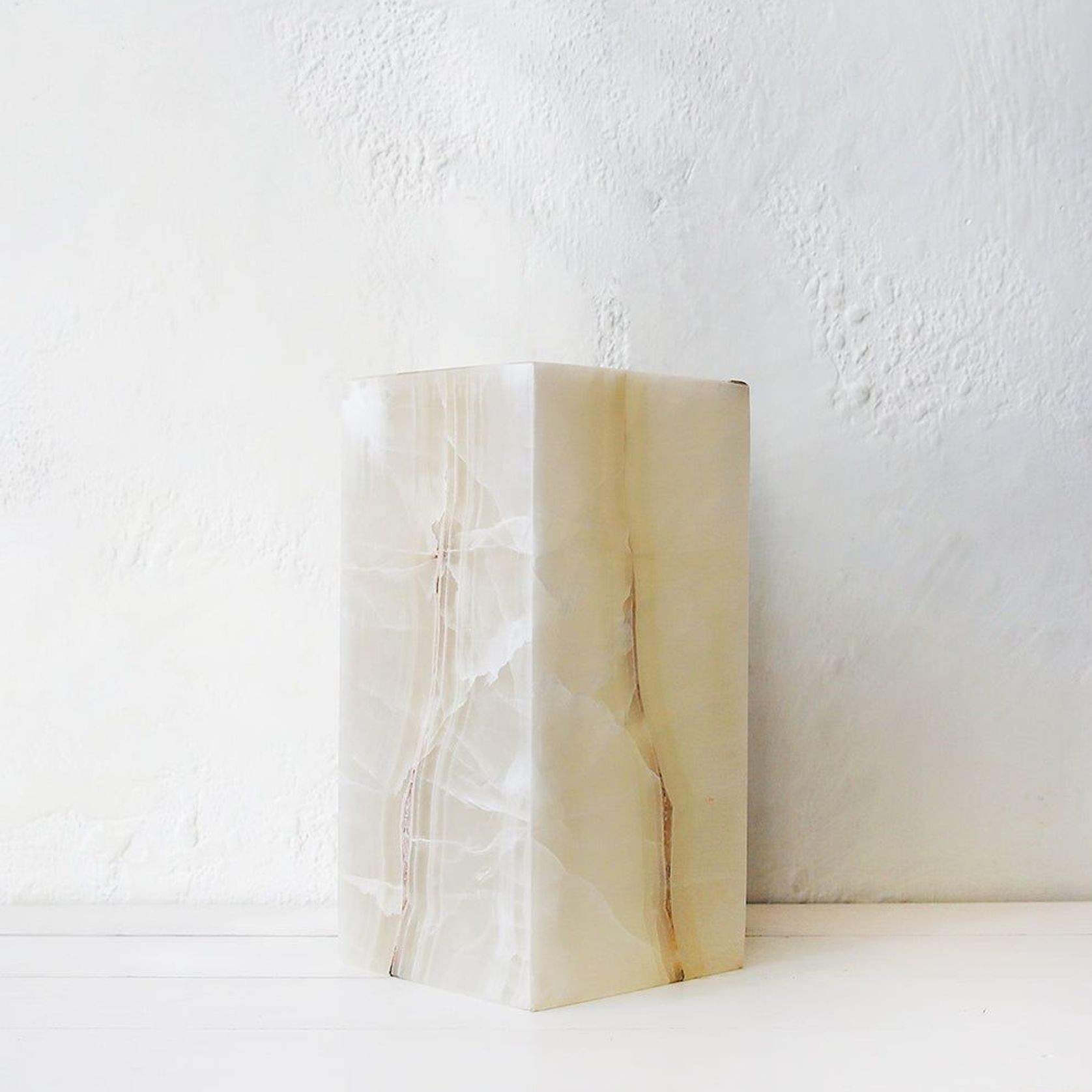 'Lampara' Cubo Onyx Crystalline Lamp / Mexico gallery detail image