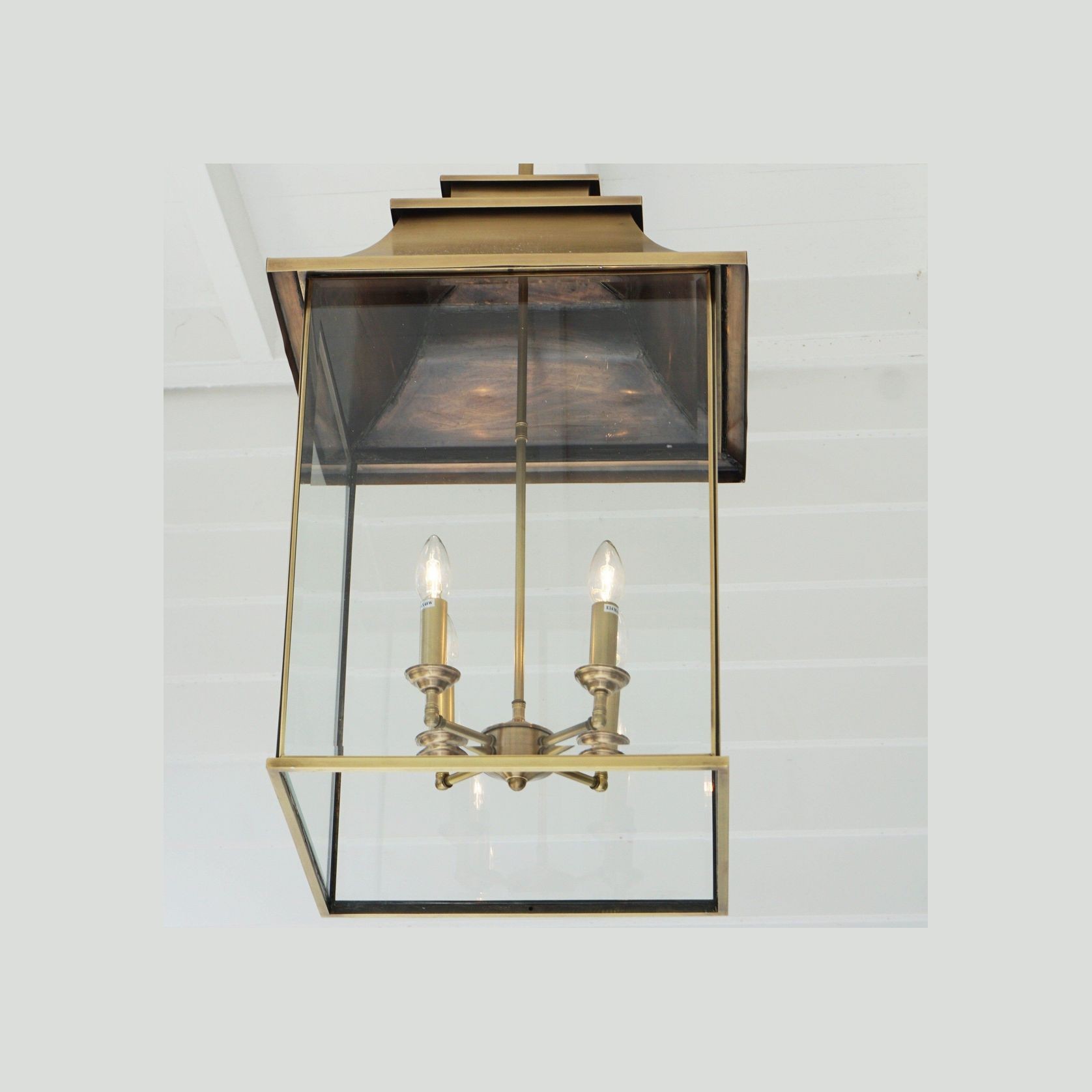 Pagoda Brass Lantern gallery detail image