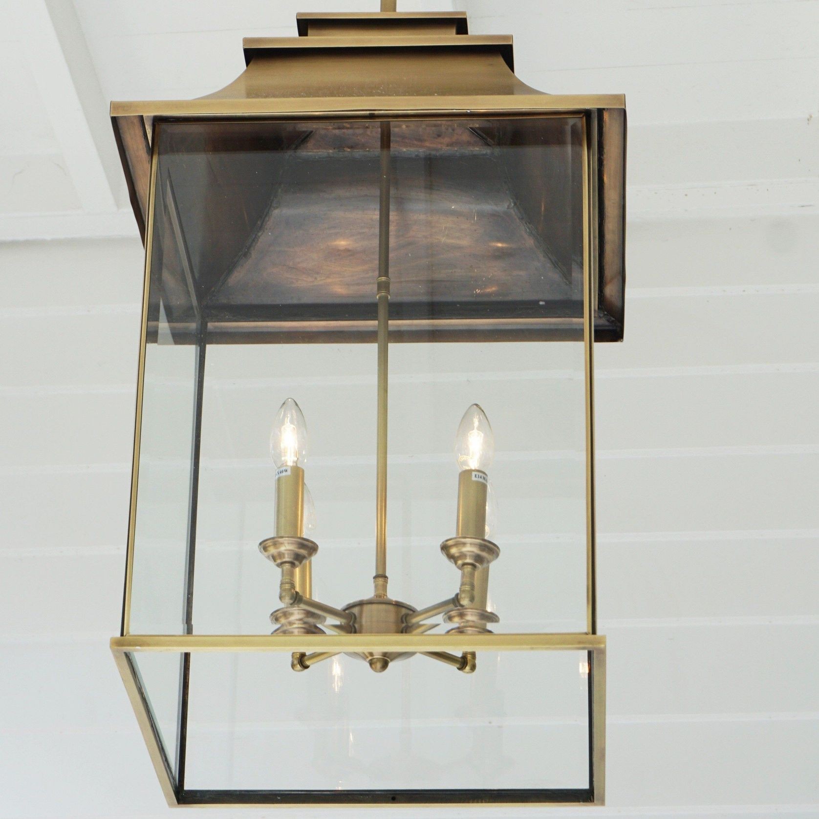 Pagoda Brass Lantern gallery detail image