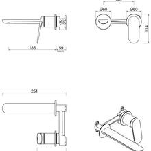 Lantra Wall | Spout Combo | 2P | Trim Kit Only gallery detail image