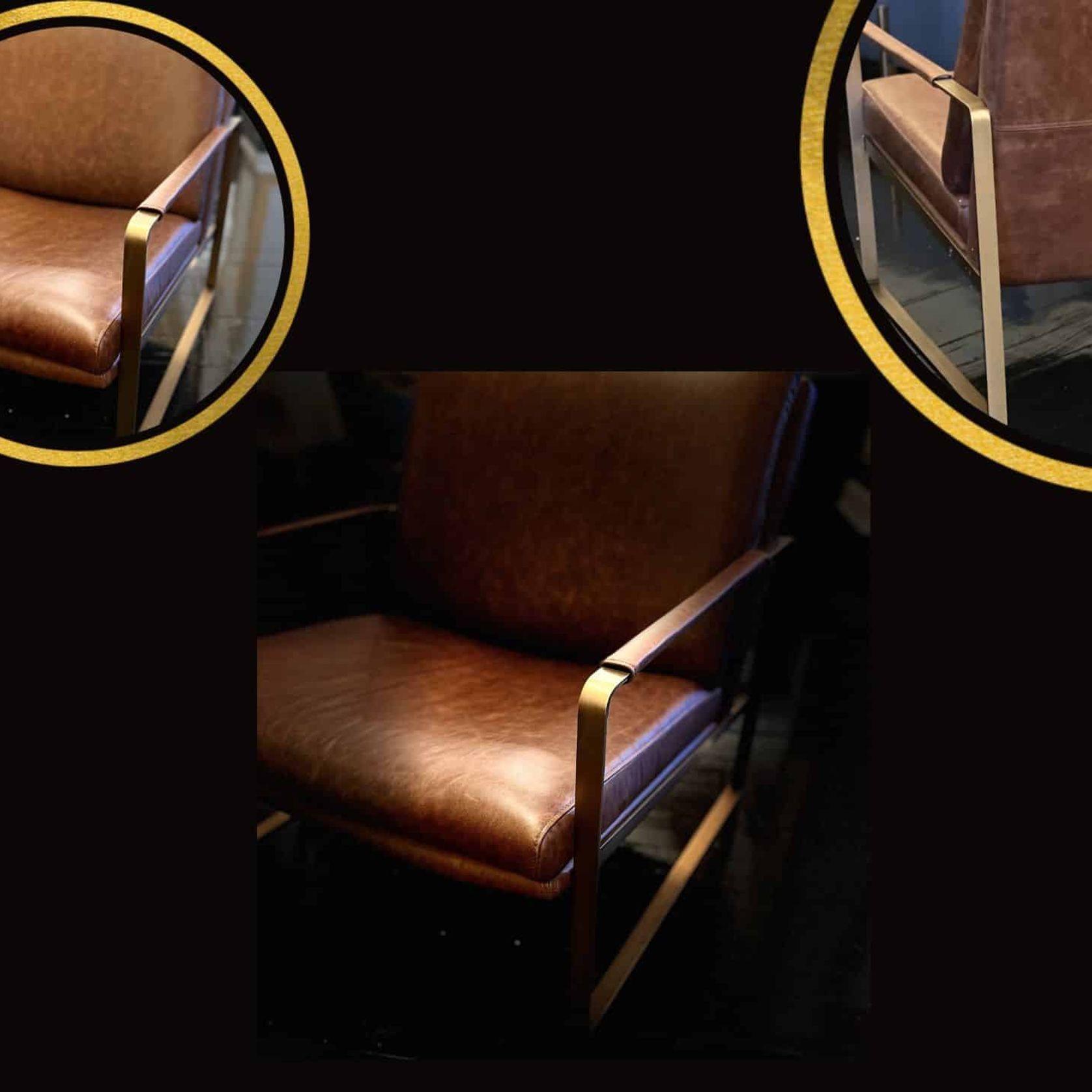 Leather Armchairs “Donna” gallery detail image
