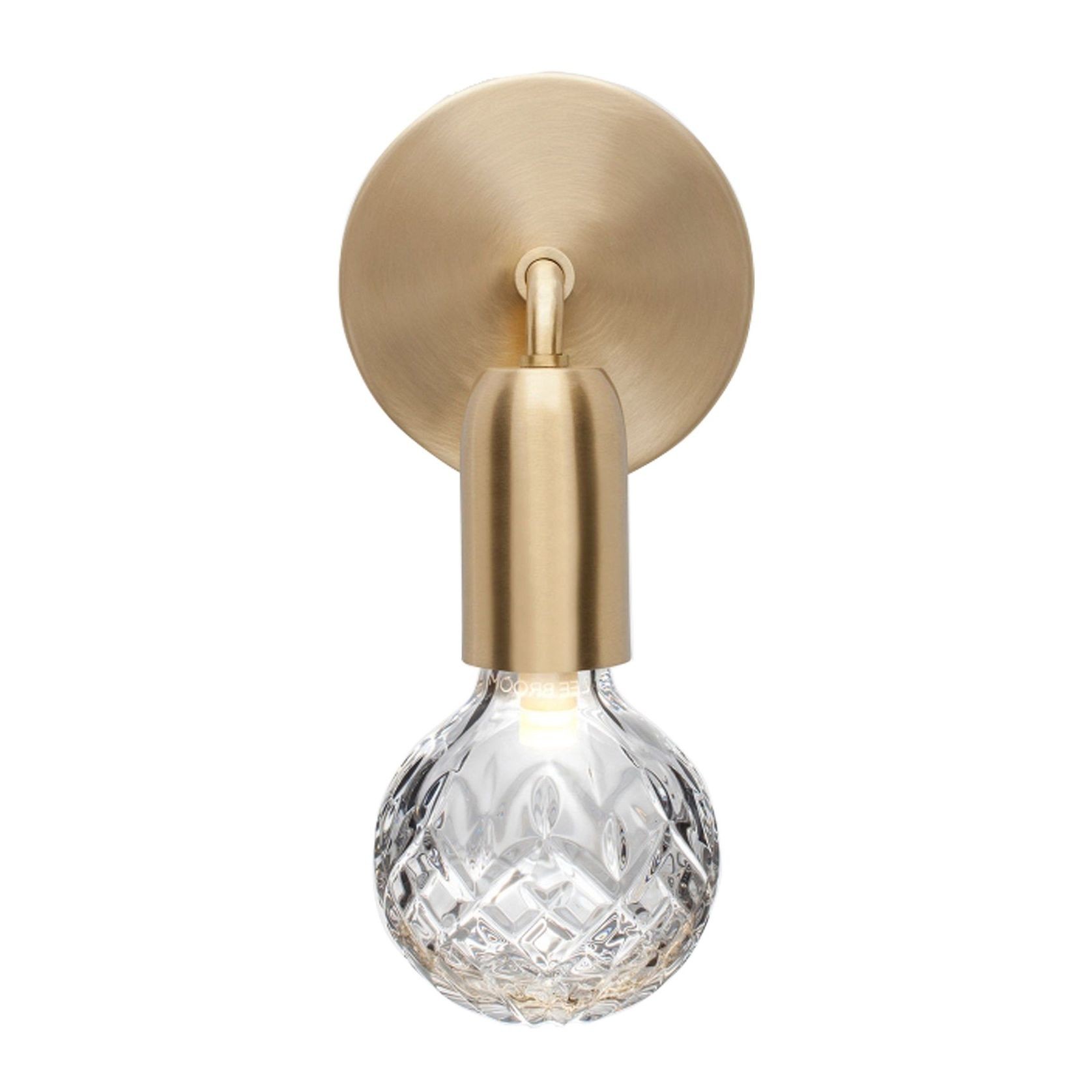 Clear Crystal Bulb wall light gallery detail image