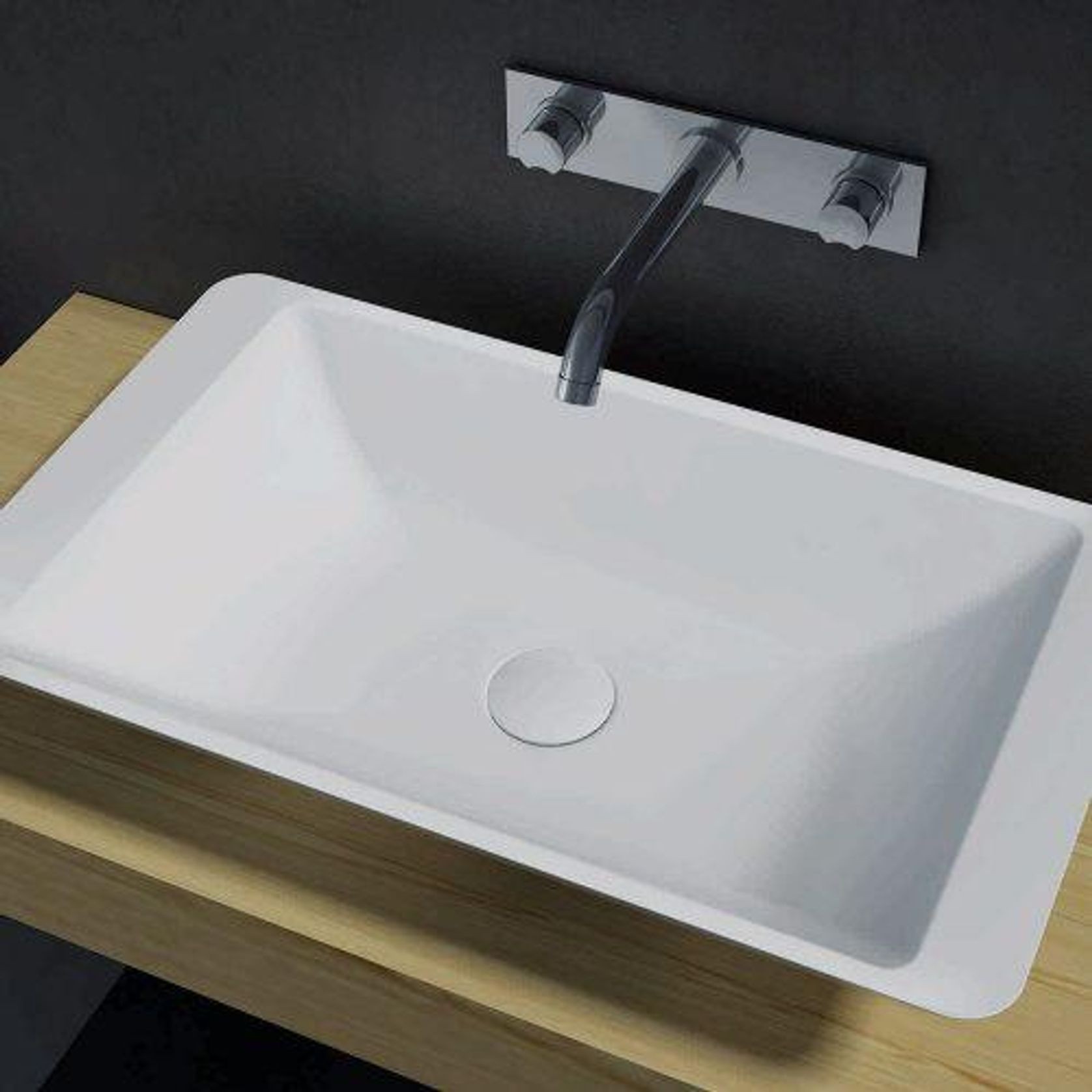 Pietra Bianca Lidia Stone Basin gallery detail image