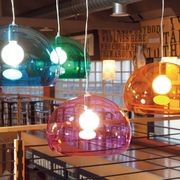 Small FL/Y Suspension Lamp - Metallic gallery detail image