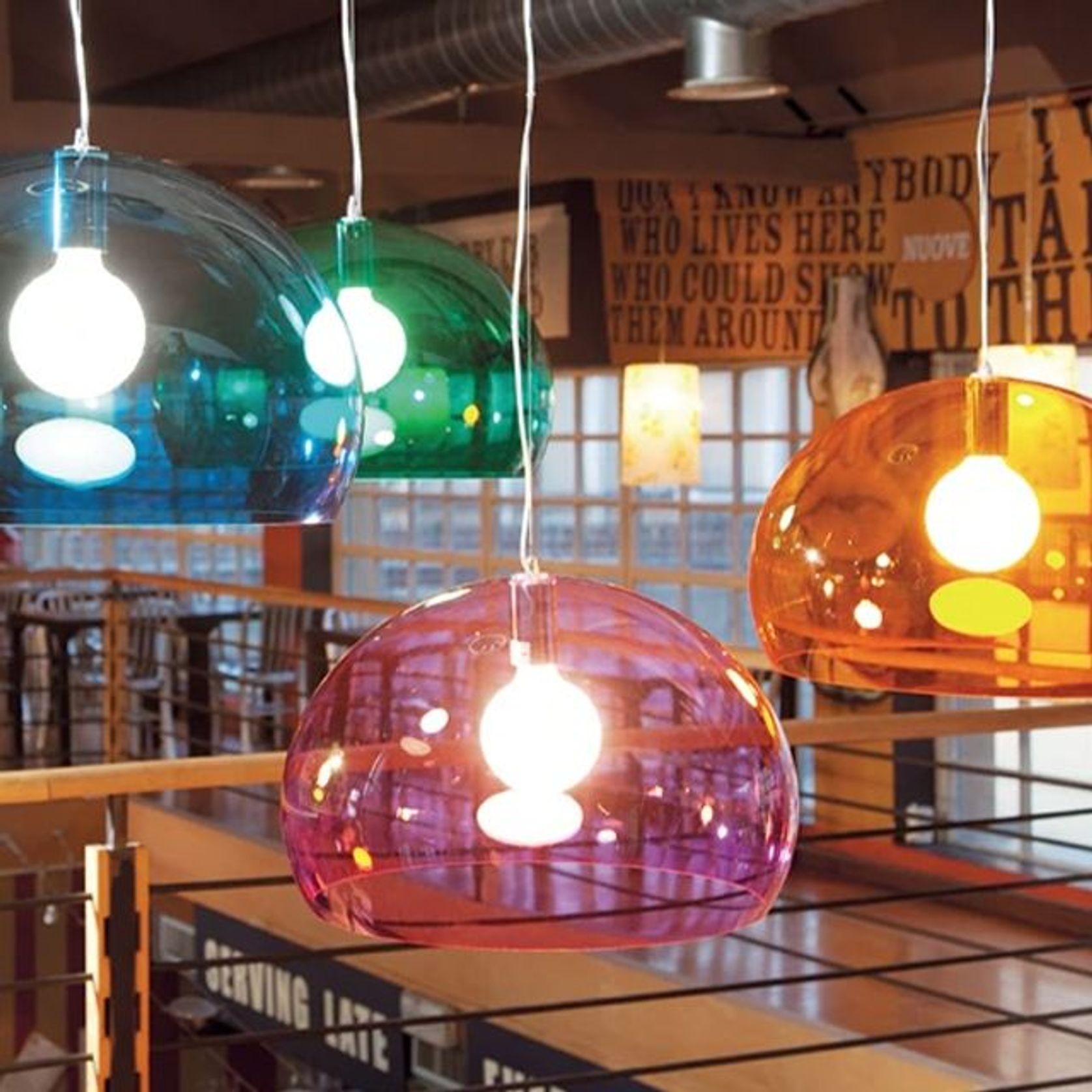 Small FL/Y Suspension Lamp - Opaque gallery detail image