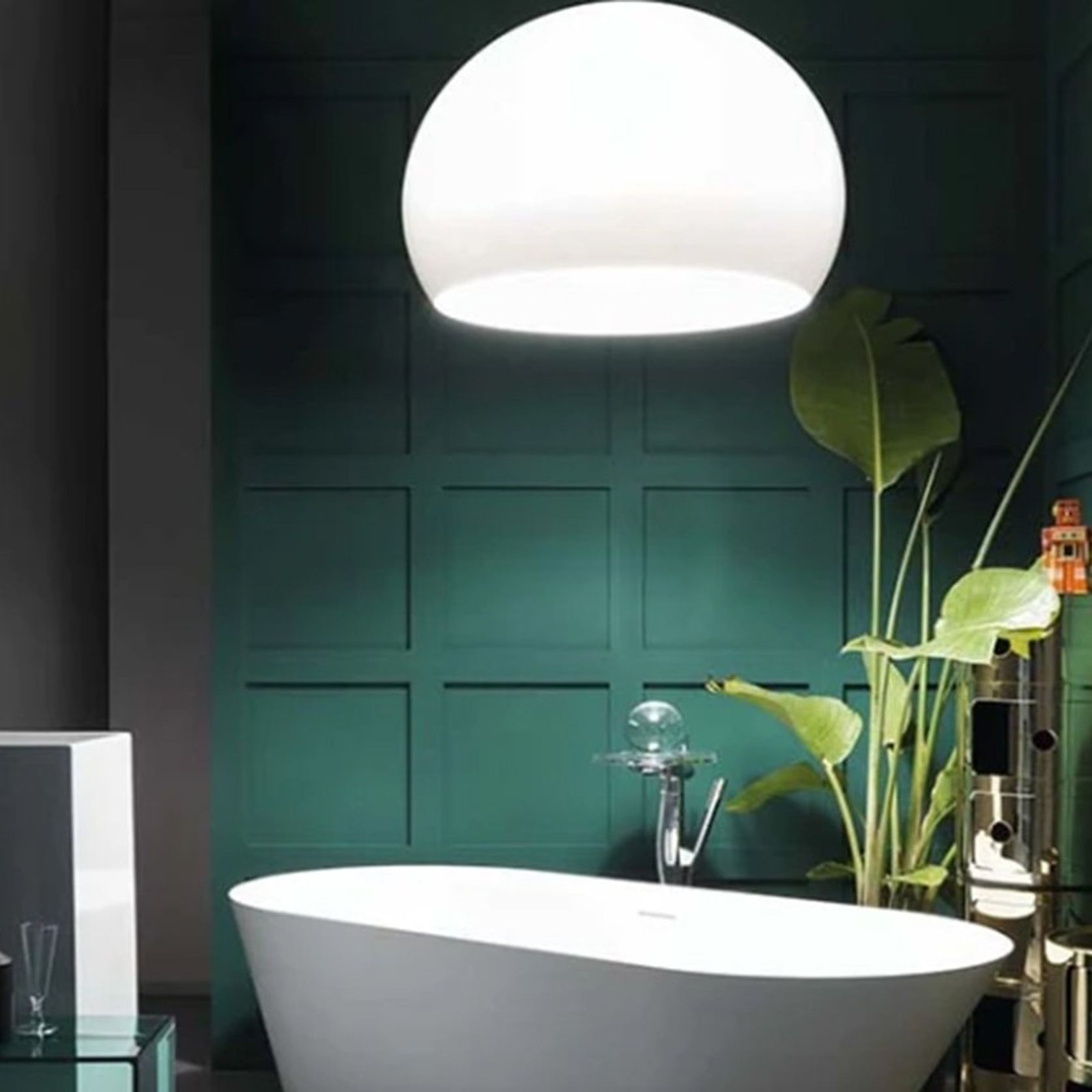 Small FL/Y Suspension Lamp - Opaque gallery detail image