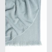 Weave Home Clive Wool Throw Blanket - Breeze | NZ Made | Bouclé gallery detail image