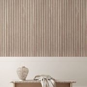 Light Walnut | Acoustic Panel (Beige Felt) gallery detail image
