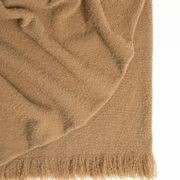 Weave Home Clive Wool Throw Blanket - Cinnamon | NZ Made | Bouclé gallery detail image
