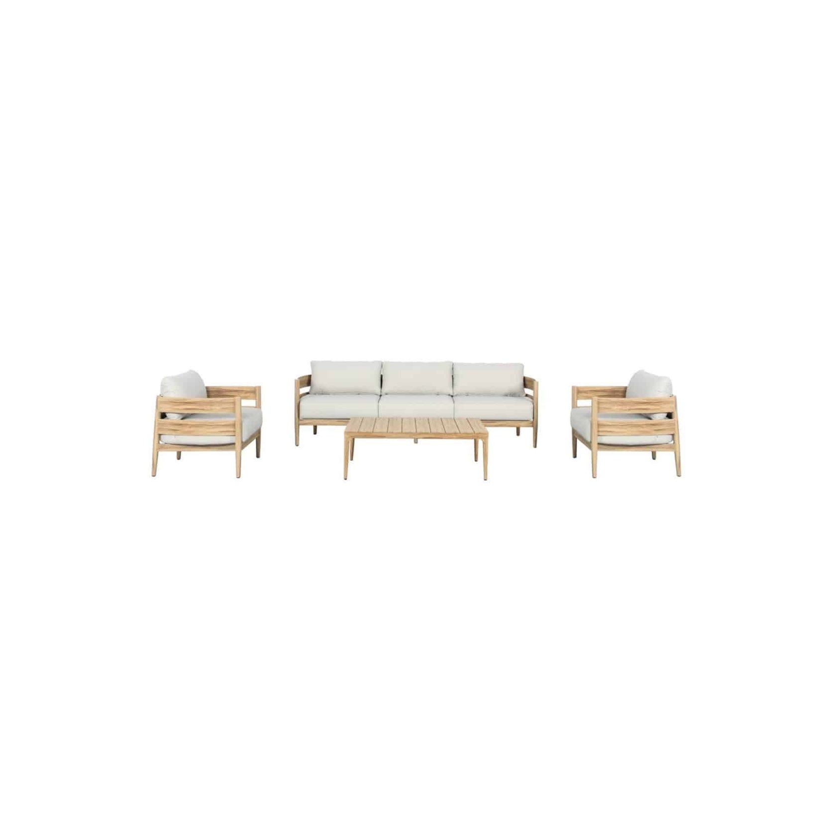 Lima 4pc Aluminium Outdoor Lounge Set gallery detail image