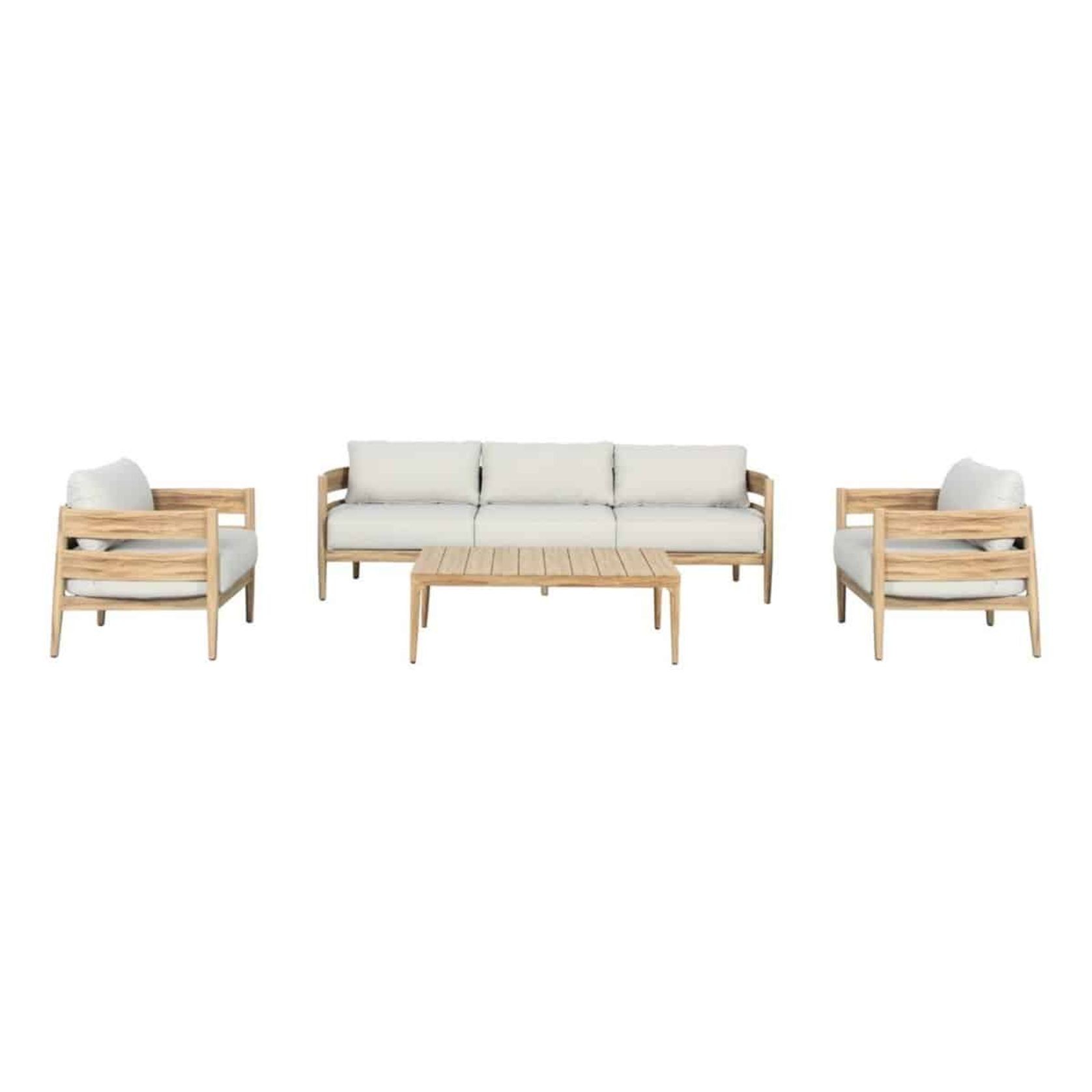 Lima 4pc Aluminium Outdoor Lounge Set gallery detail image