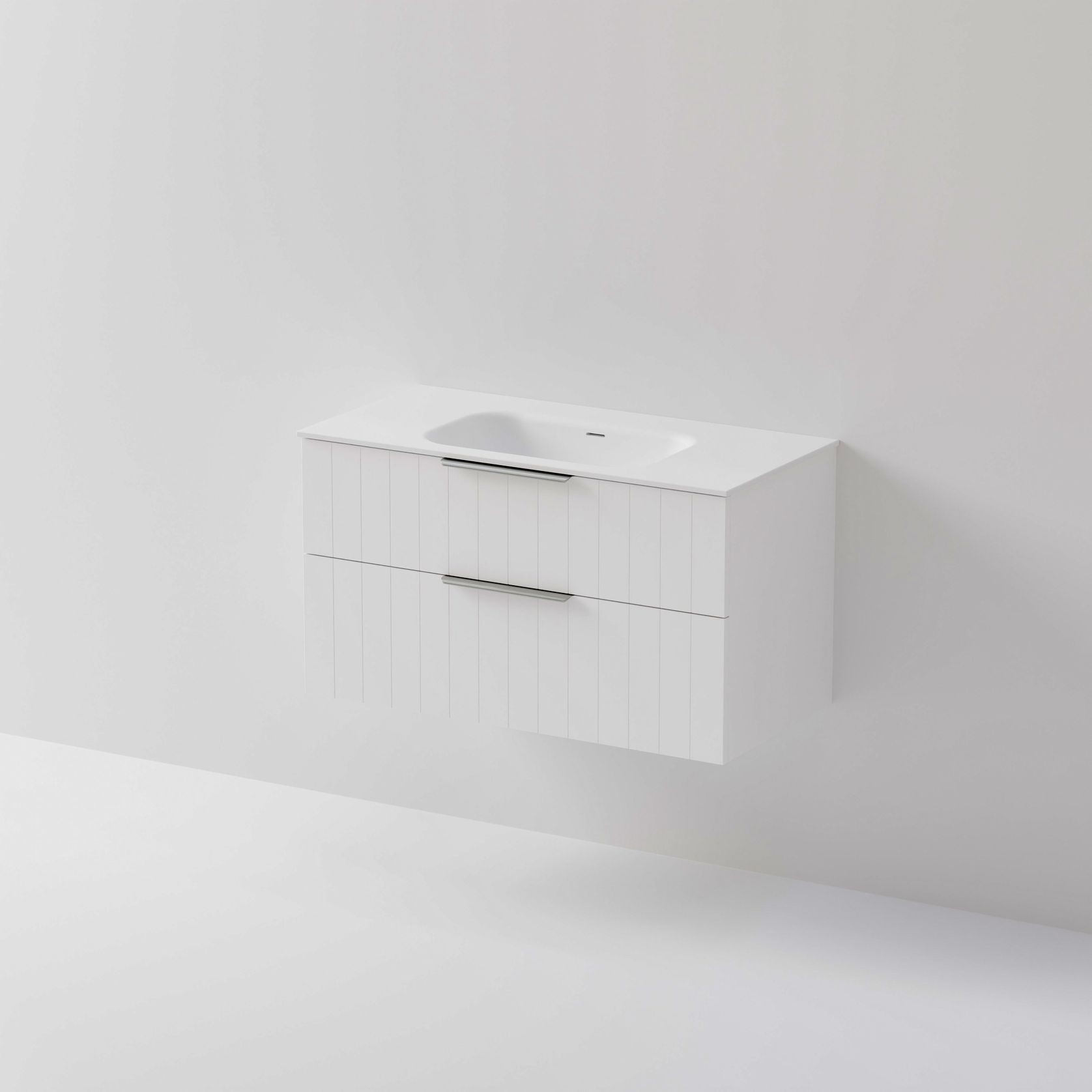 Lineare 1000 Vanity | 2 Drawer | Inset Basin gallery detail image