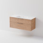 Lineare 1200 | 2 Drawer Vanity | Inset Basin gallery detail image