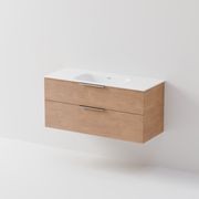 Lineare 1200 | 2 Drawer Vanity | Inset Basin gallery detail image
