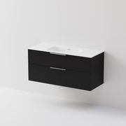 Lineare 1200 | 2 Drawer Vanity | Inset Basin gallery detail image