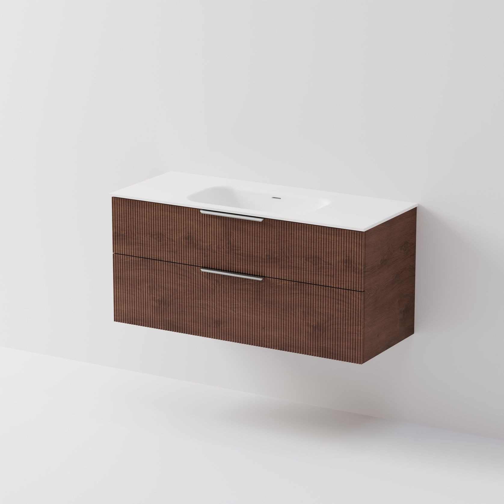 Lineare 1200 | 2 Drawer Vanity | Inset Basin gallery detail image