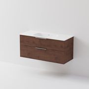 Lineare 1200 | 2 Drawer Vanity | Inset Basin gallery detail image