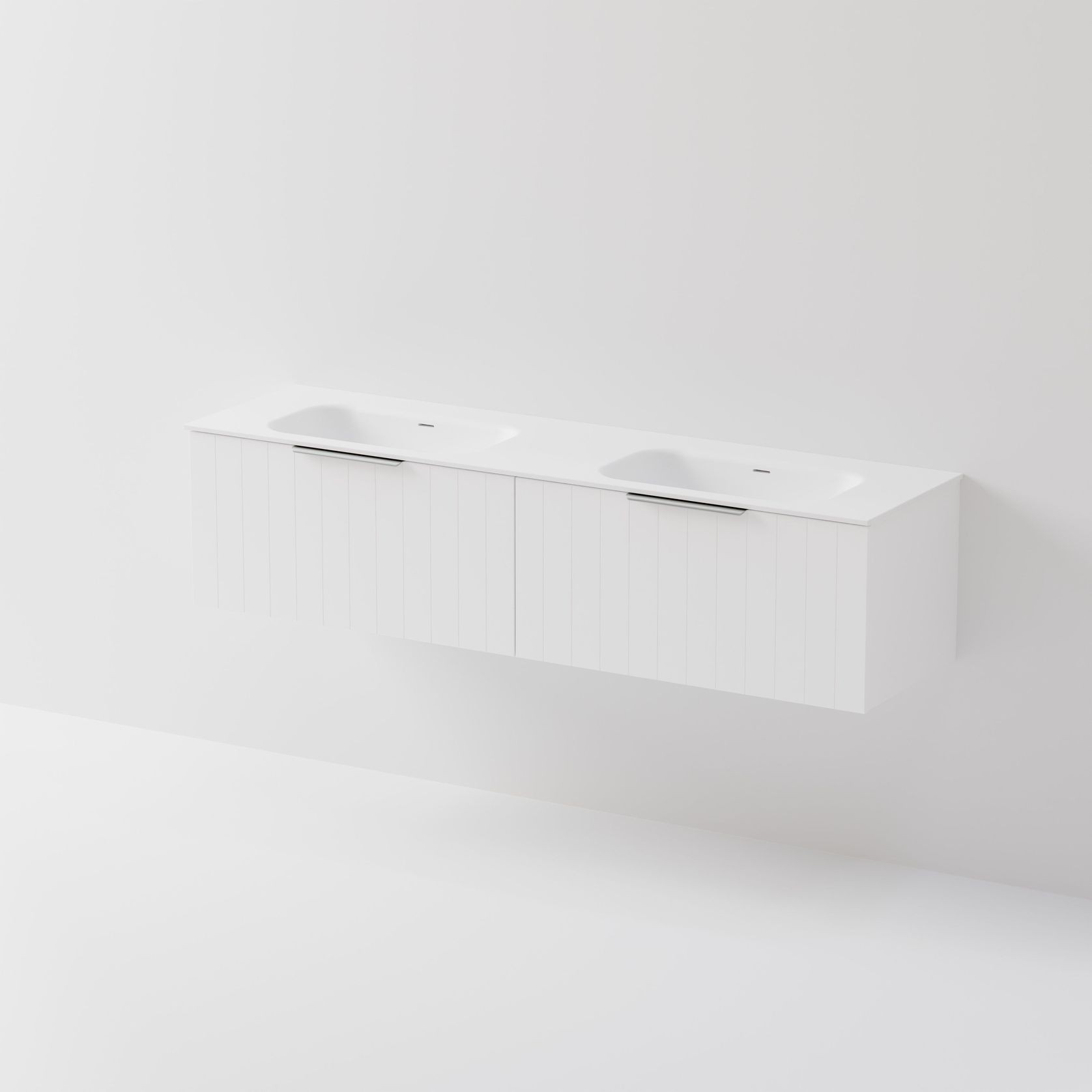 Lineare 1800 Vanity | 2 Drawer | Inset Basin gallery detail image