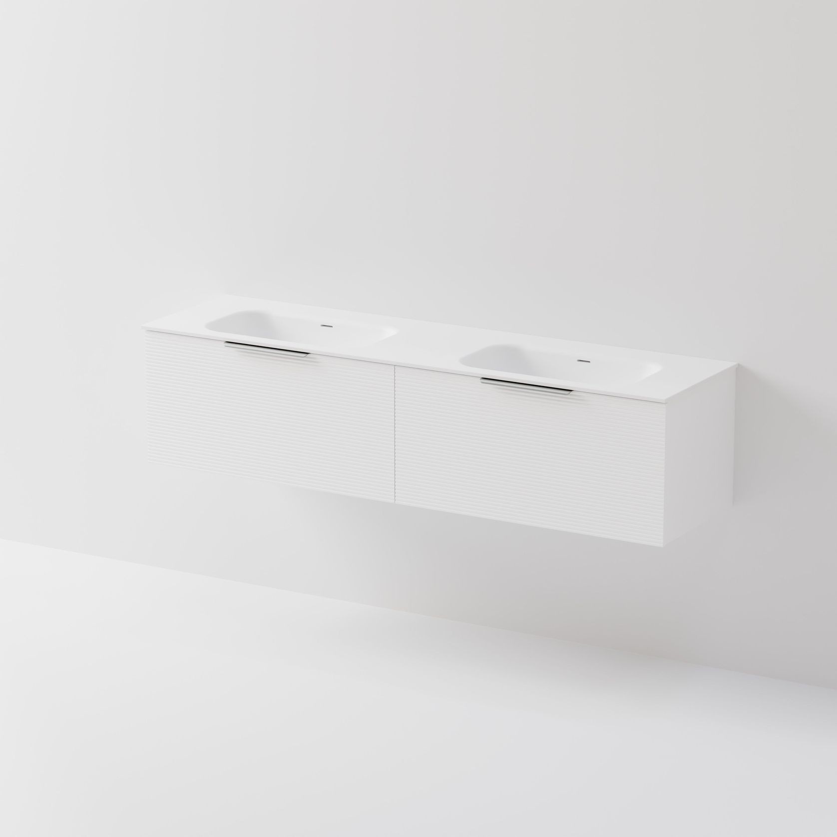 Lineare 1800 Vanity | 2 Drawer | Inset Basin gallery detail image