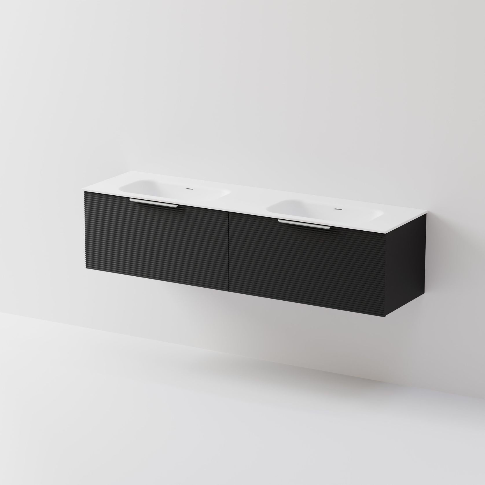 Lineare 1800 Vanity | 2 Drawer | Inset Basin gallery detail image