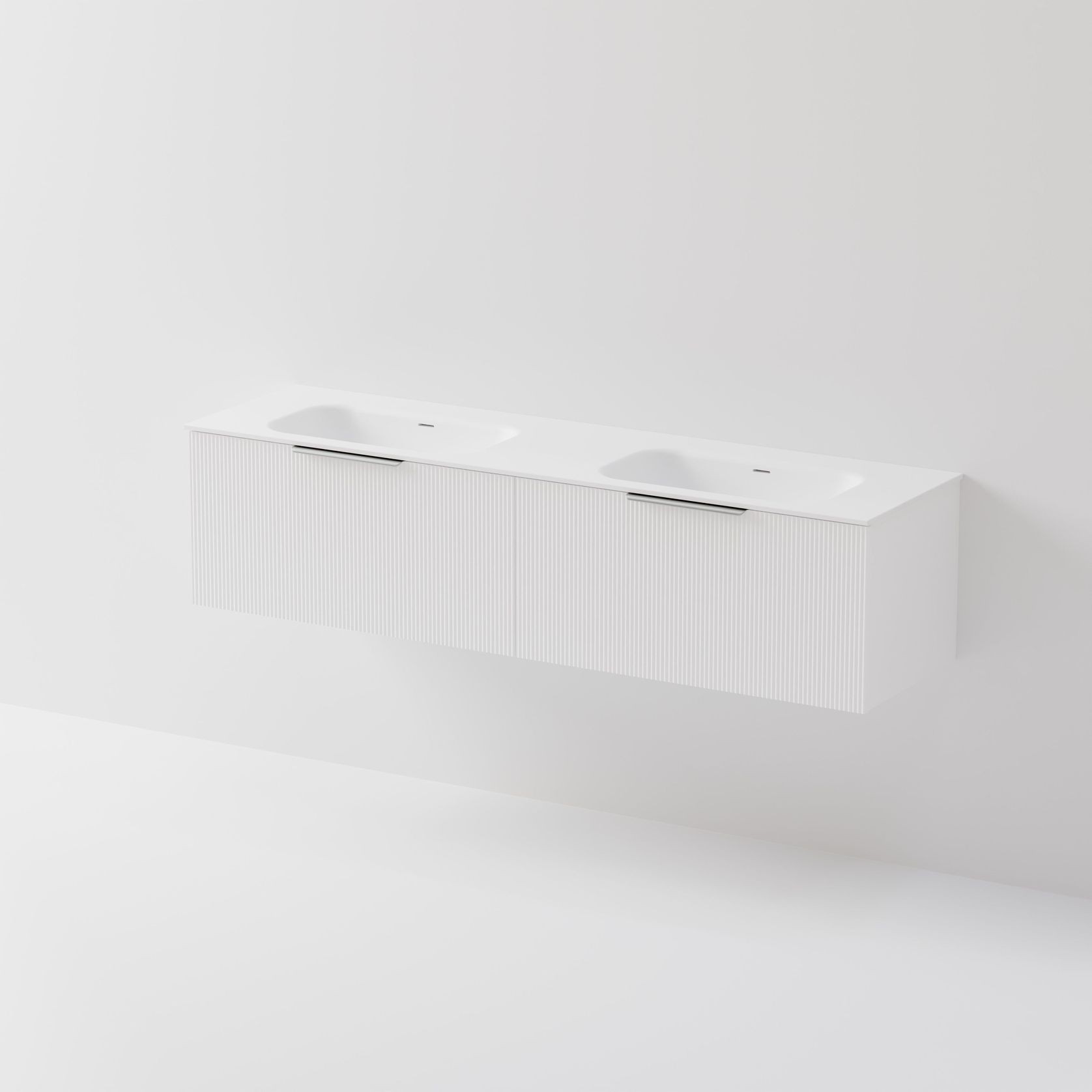 Lineare 1800 Vanity | 2 Drawer | Inset Basin gallery detail image