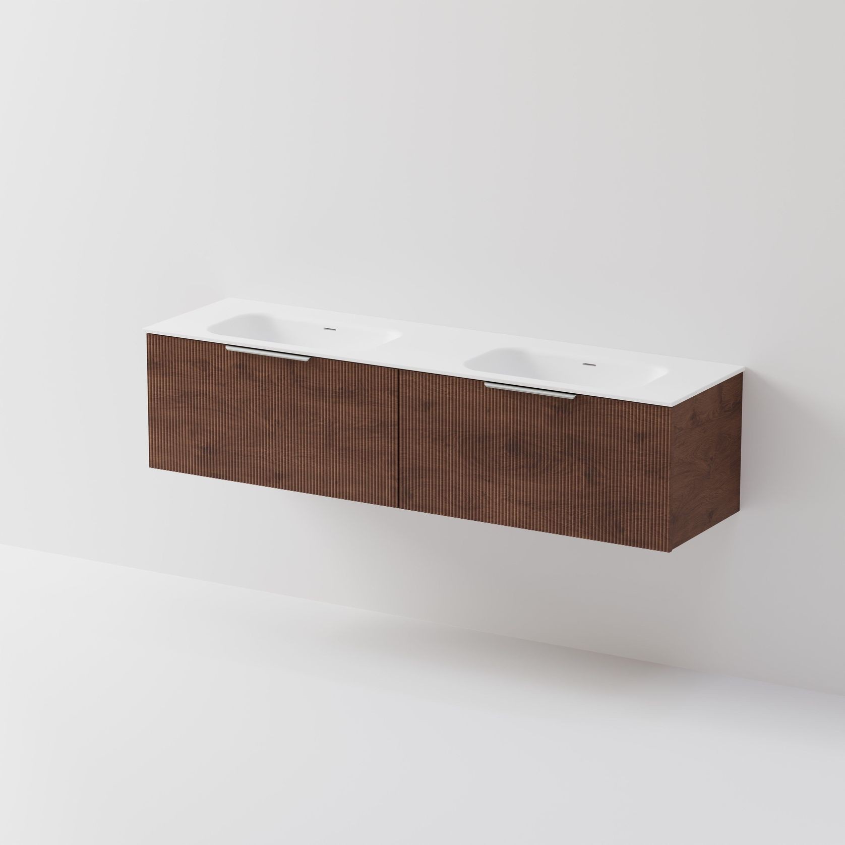 Lineare 1800 Vanity | 2 Drawer | Inset Basin gallery detail image