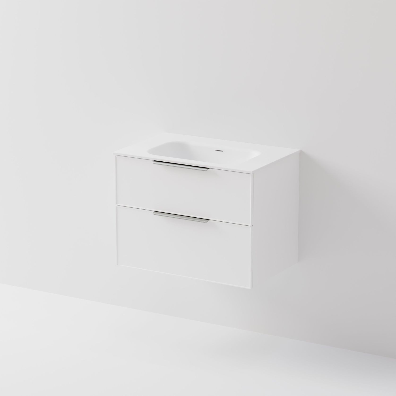 Lineare 750 Vanity | 2 Drawer | Inset Basin gallery detail image