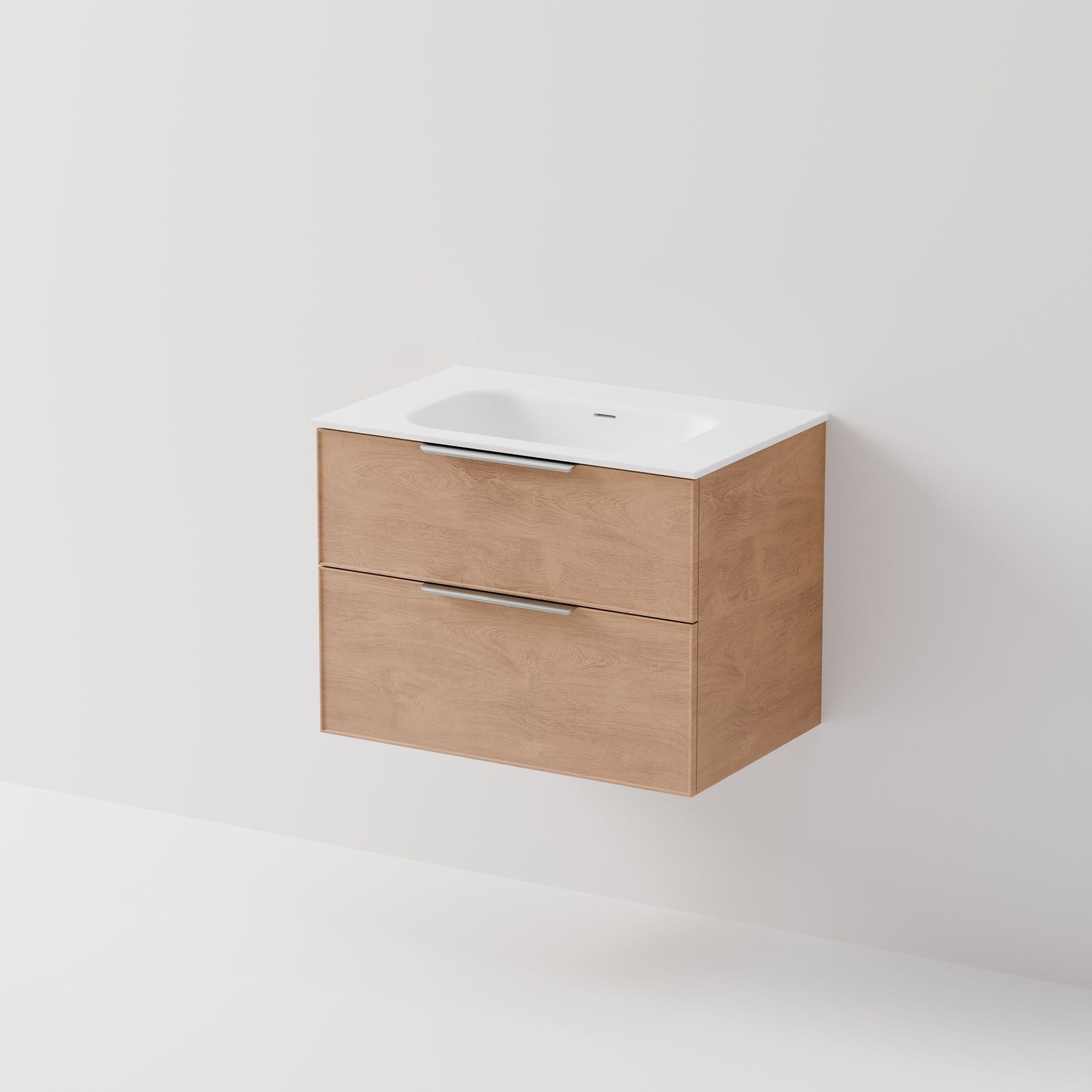 Lineare 750 Vanity | 2 Drawer | Inset Basin gallery detail image