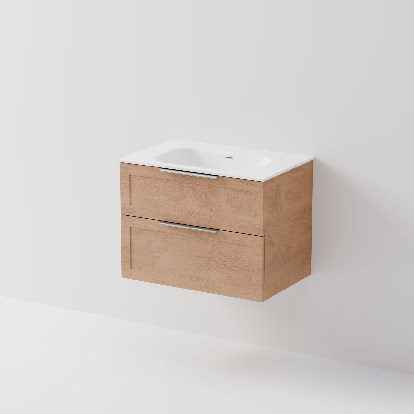 Lineare 750 Vanity | 2 Drawer | Inset Basin gallery detail image