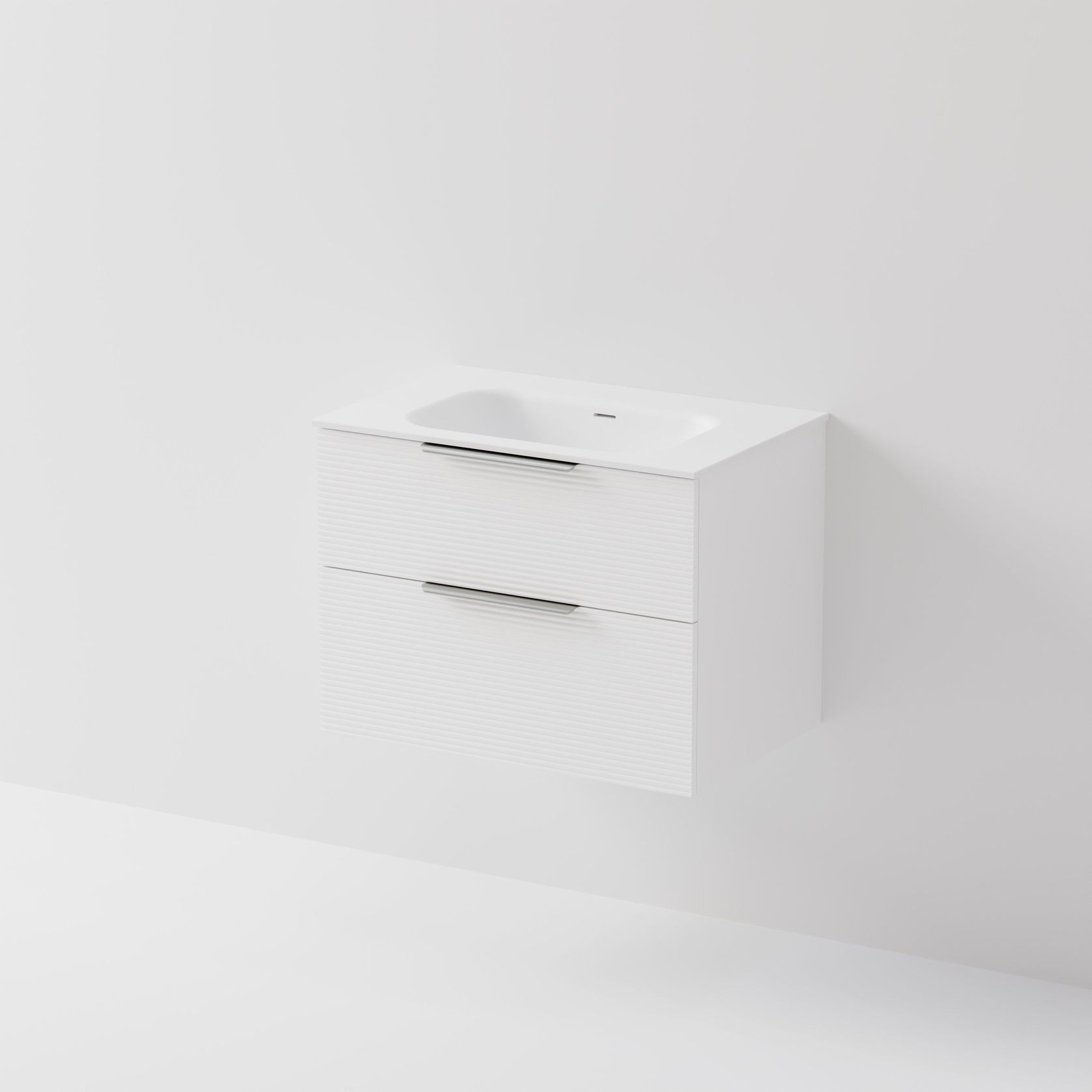 Lineare 750 Vanity | 2 Drawer | Inset Basin gallery detail image