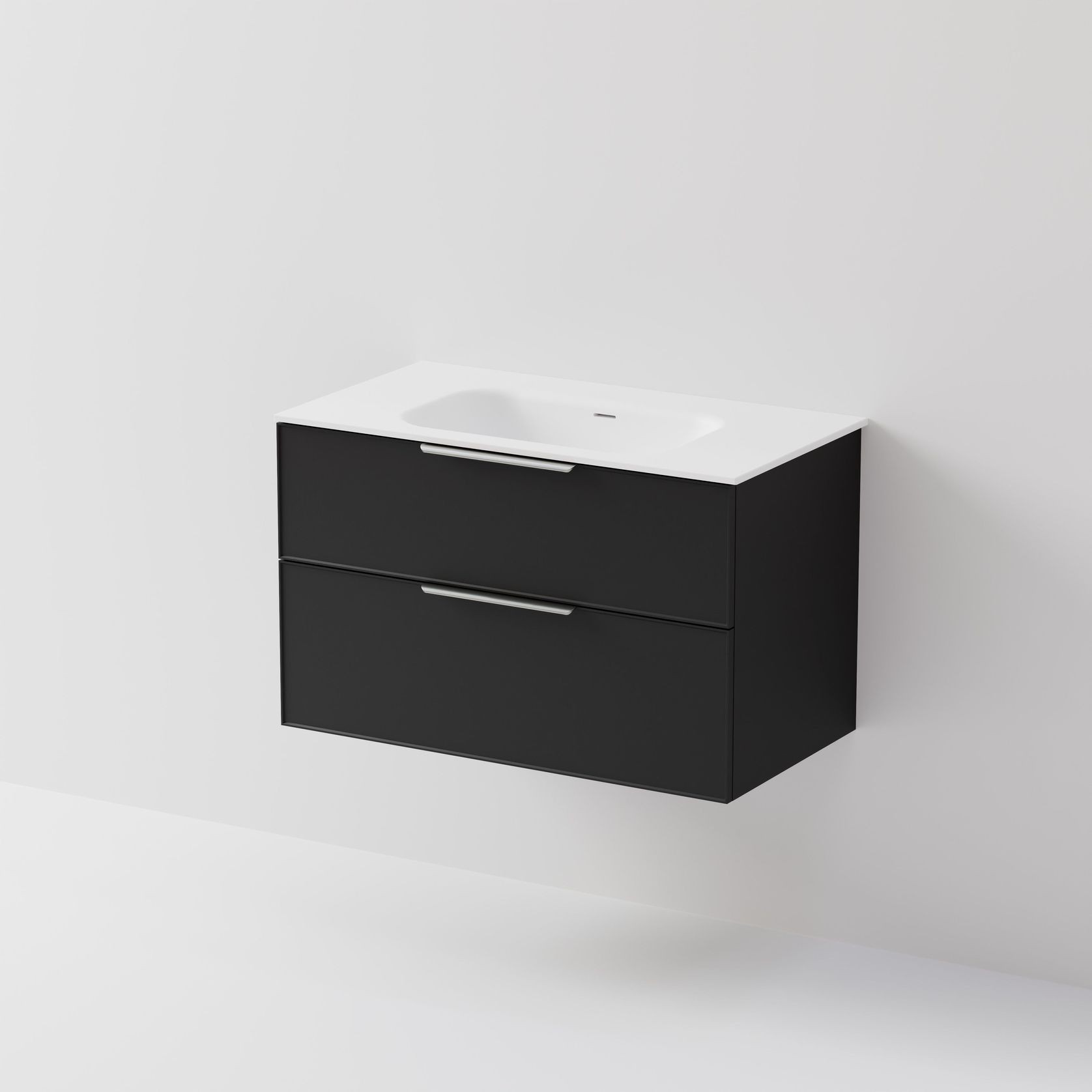Lineare 900 Vanity | 2 Drawer | Inset Basin gallery detail image
