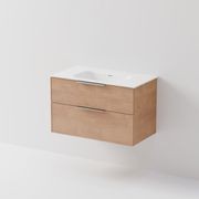 Lineare 900 Vanity | 2 Drawer | Inset Basin gallery detail image