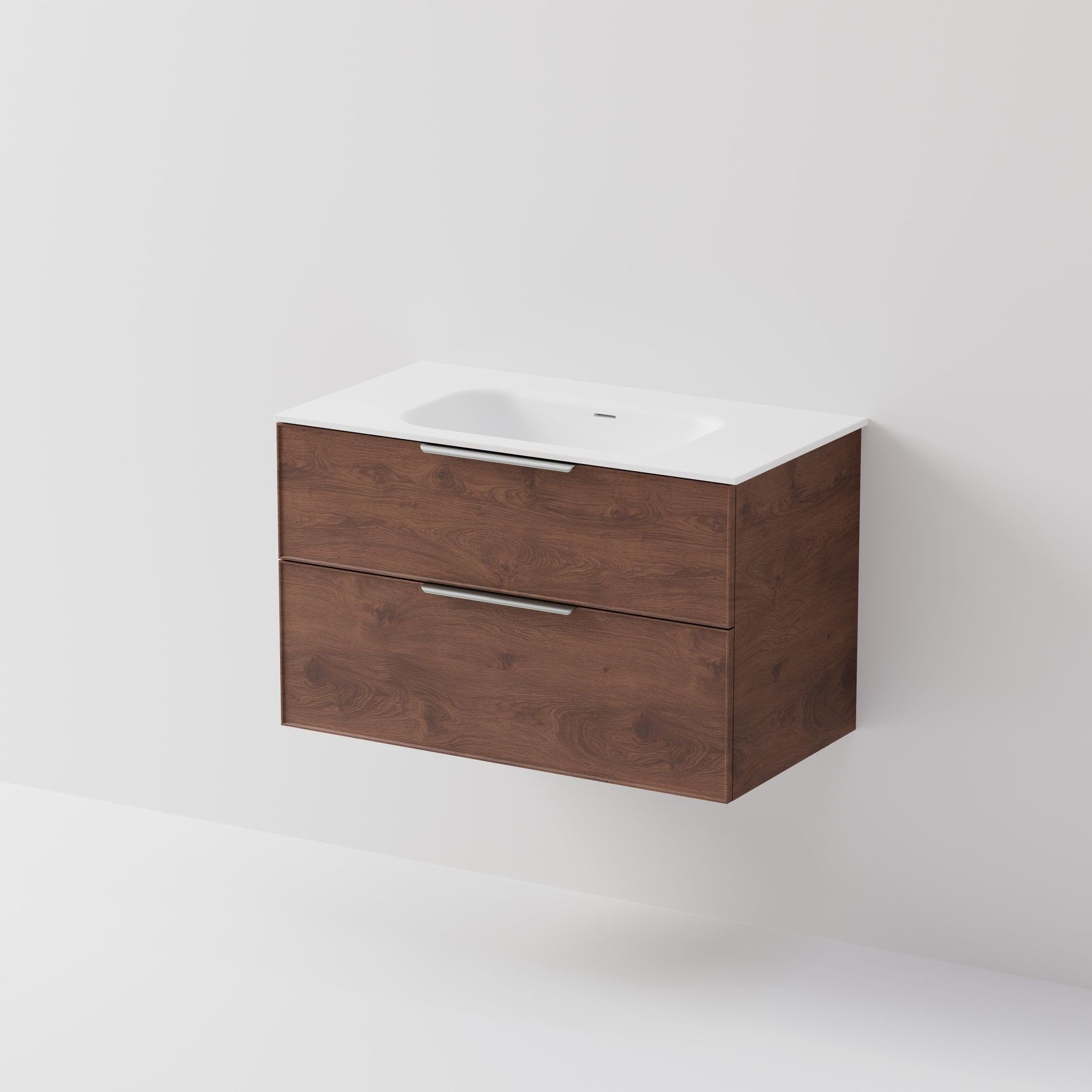 Lineare 900 Vanity | 2 Drawer | Inset Basin gallery detail image