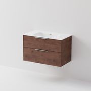 Lineare 900 Vanity | 2 Drawer | Inset Basin gallery detail image