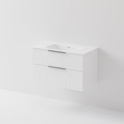 Lineare 900 Vanity | 2 Drawer | Inset Basin gallery detail image