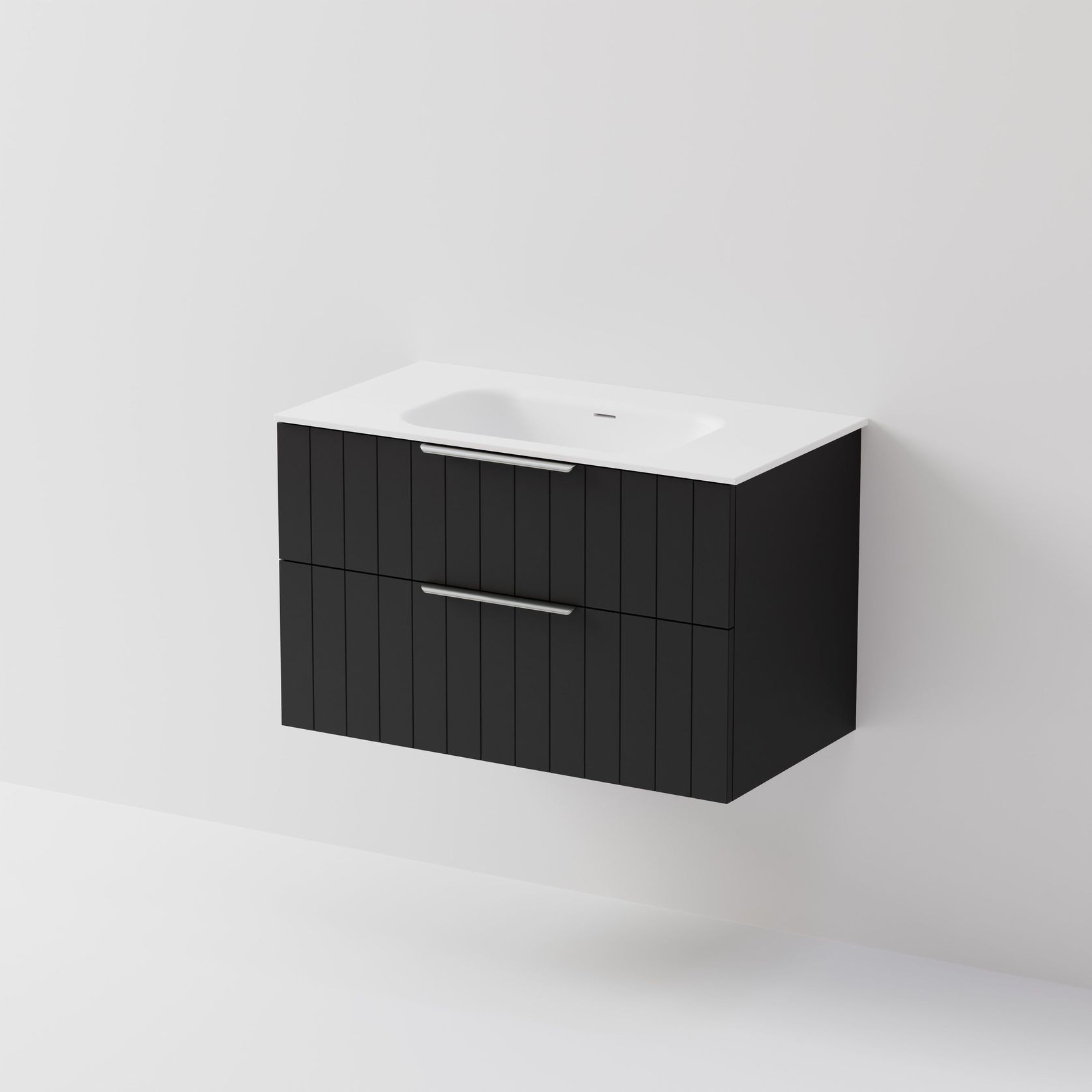 Lineare 900 Vanity | 2 Drawer | Inset Basin gallery detail image