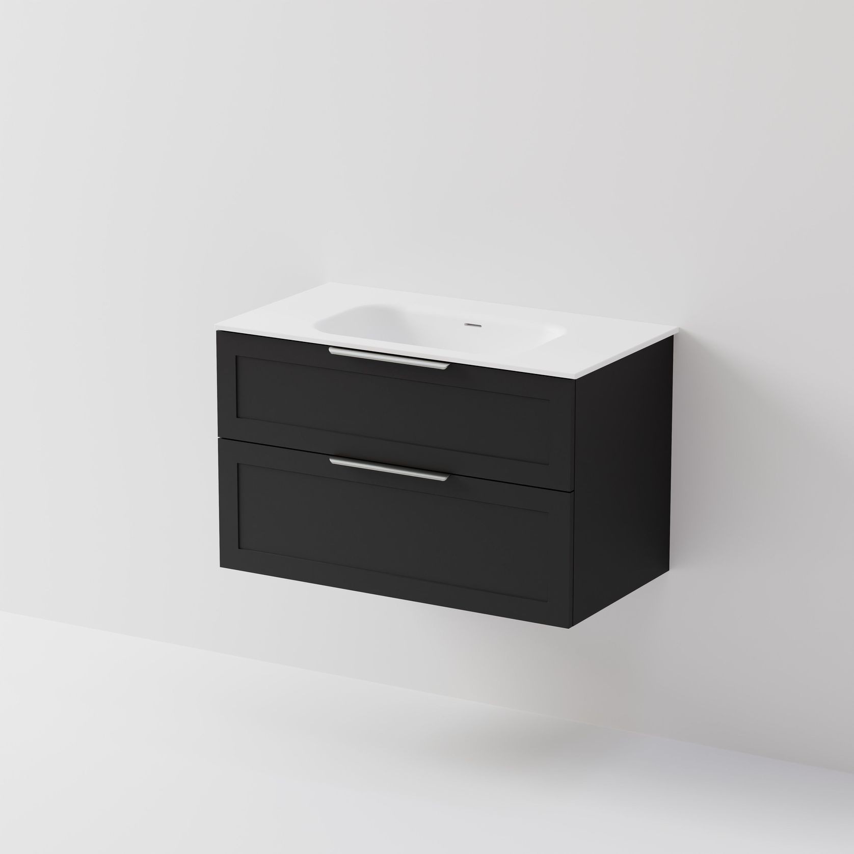 Lineare 900 Vanity | 2 Drawer | Inset Basin gallery detail image