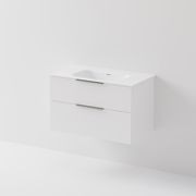 Lineare 900 Vanity | 2 Drawer | Inset Basin gallery detail image