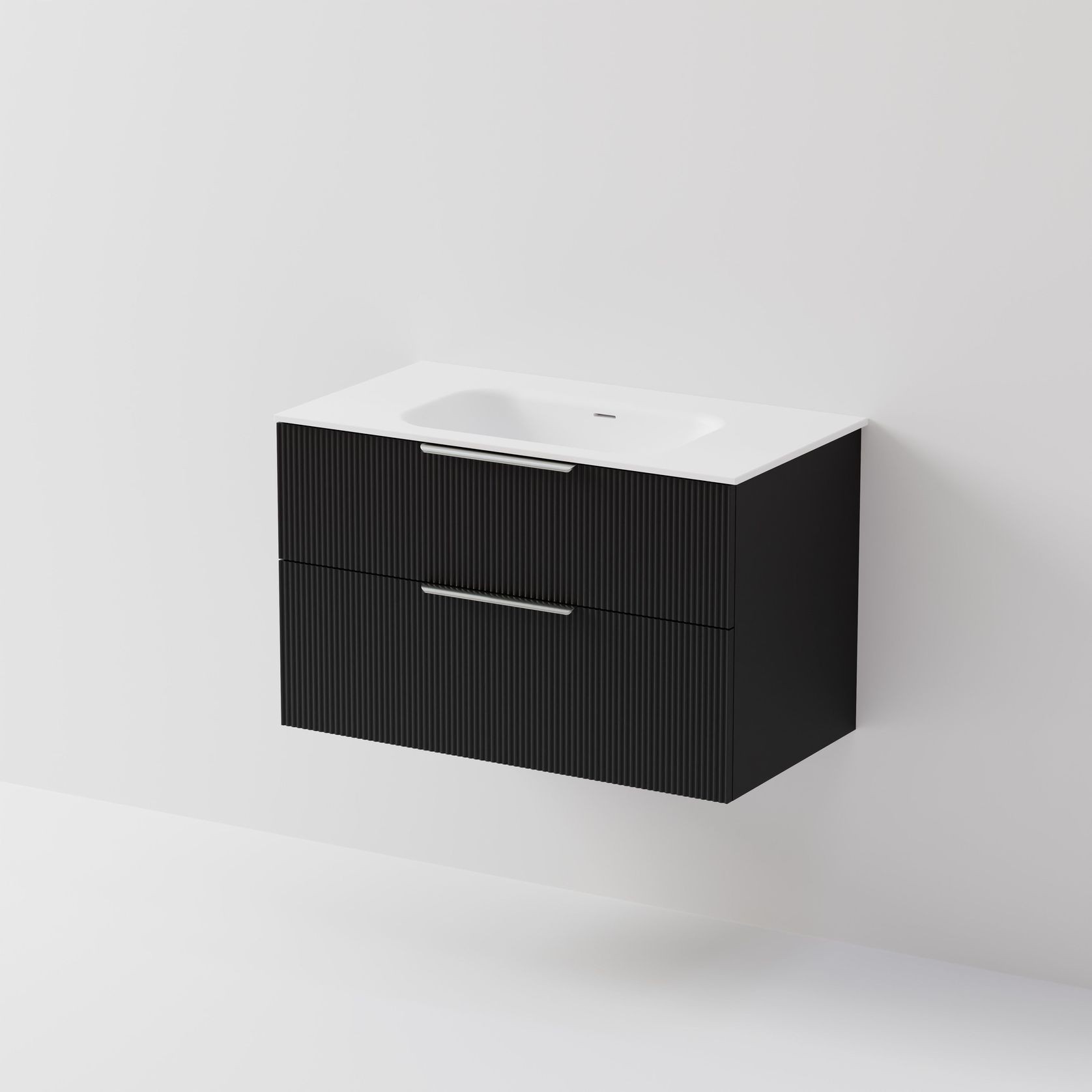 Lineare 900 Vanity | 2 Drawer | Inset Basin gallery detail image