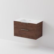 Lineare 900 Vanity | 2 Drawer | Inset Basin gallery detail image