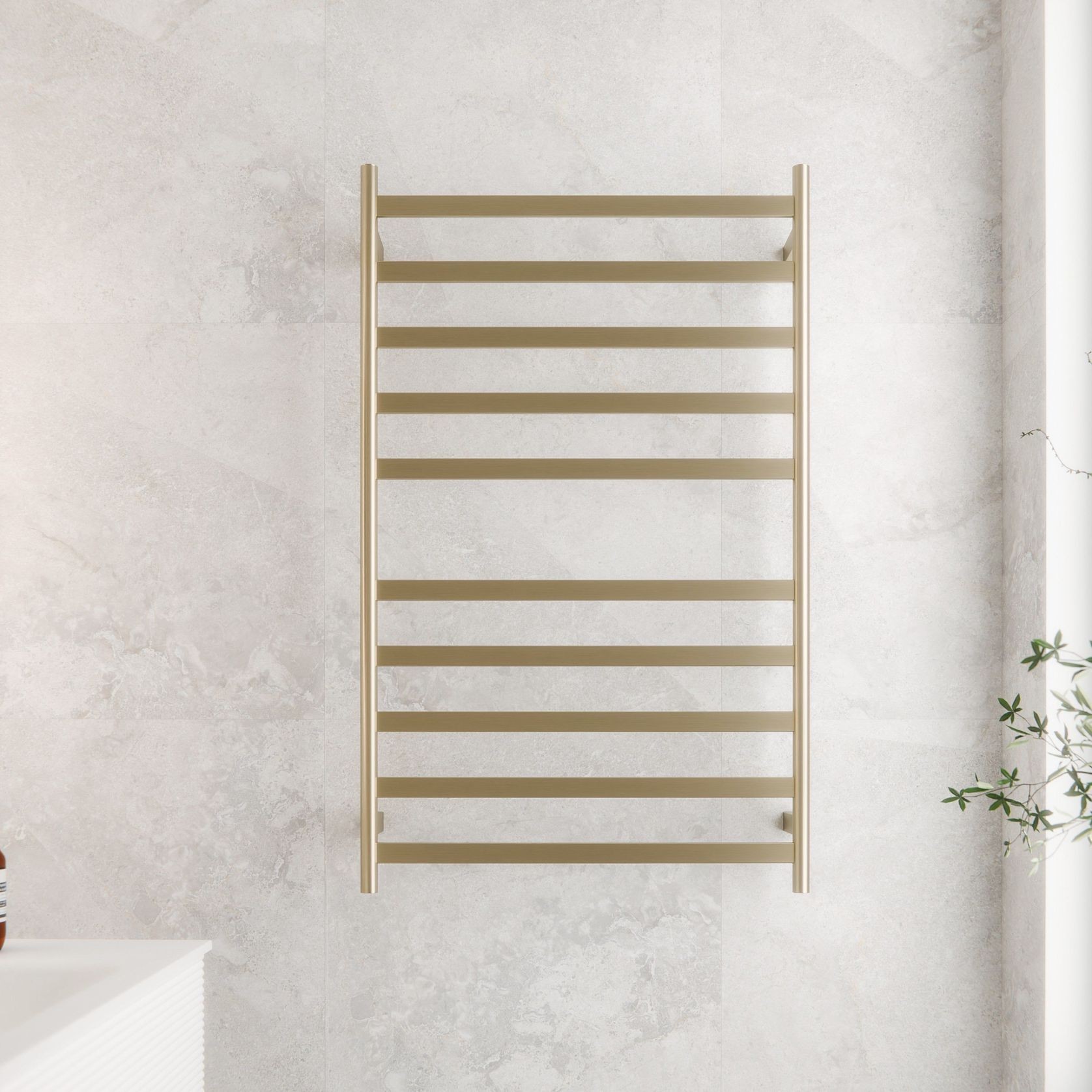 Lineare Heated Towel Ladder 1050 x 650mm gallery detail image