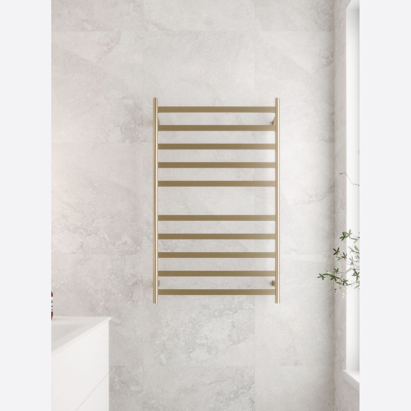 Lineare Heated Towel Ladder 1050 x 650mm gallery detail image