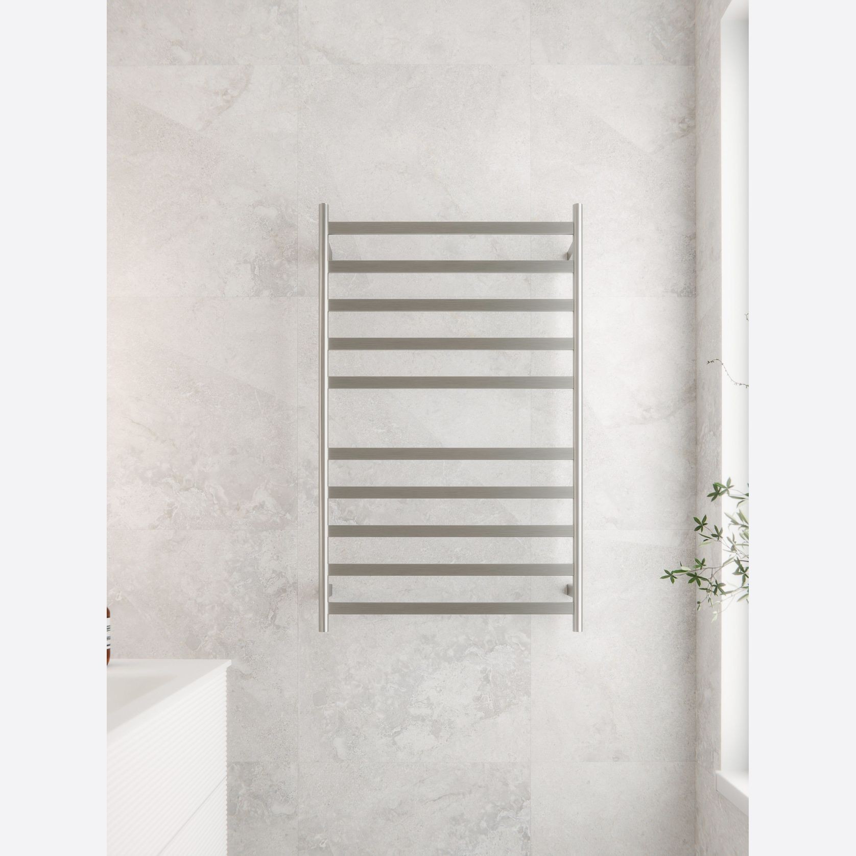 Lineare Heated Towel Ladder 1050 x 650mm gallery detail image