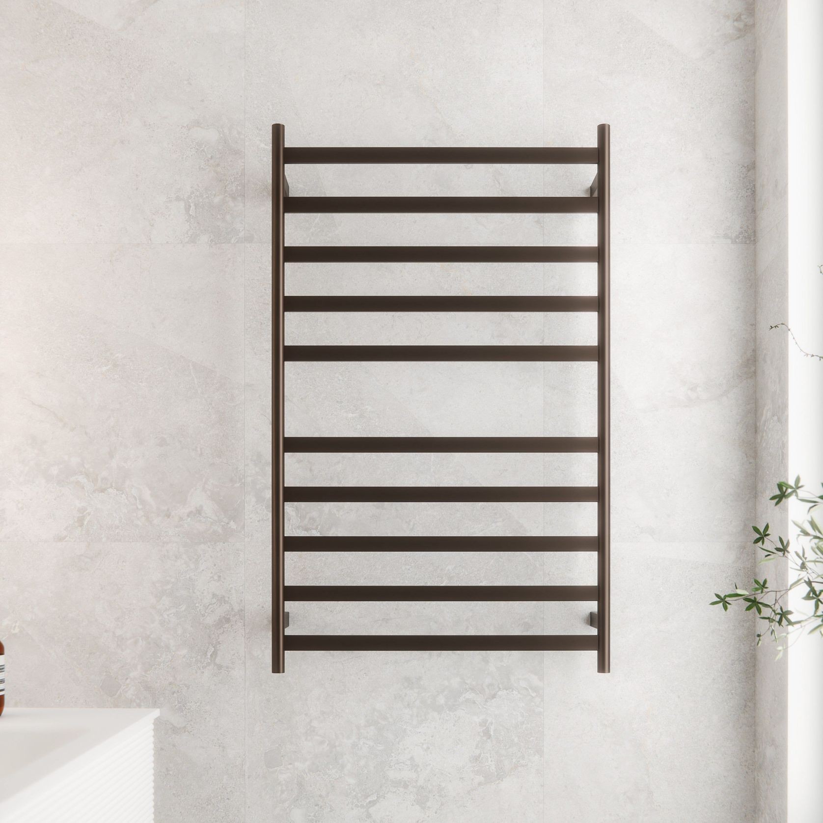 Lineare Heated Towel Ladder 1050 x 650mm gallery detail image