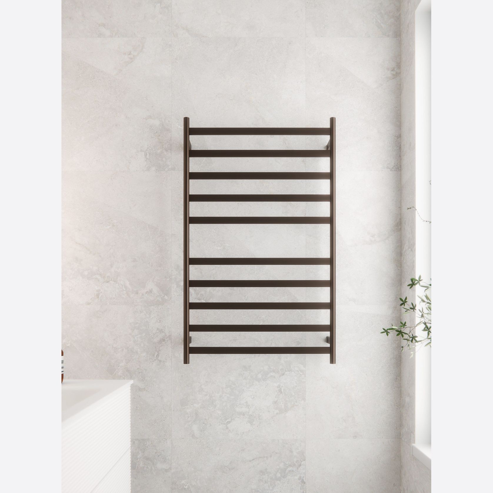 Lineare Heated Towel Ladder 1050 x 650mm gallery detail image