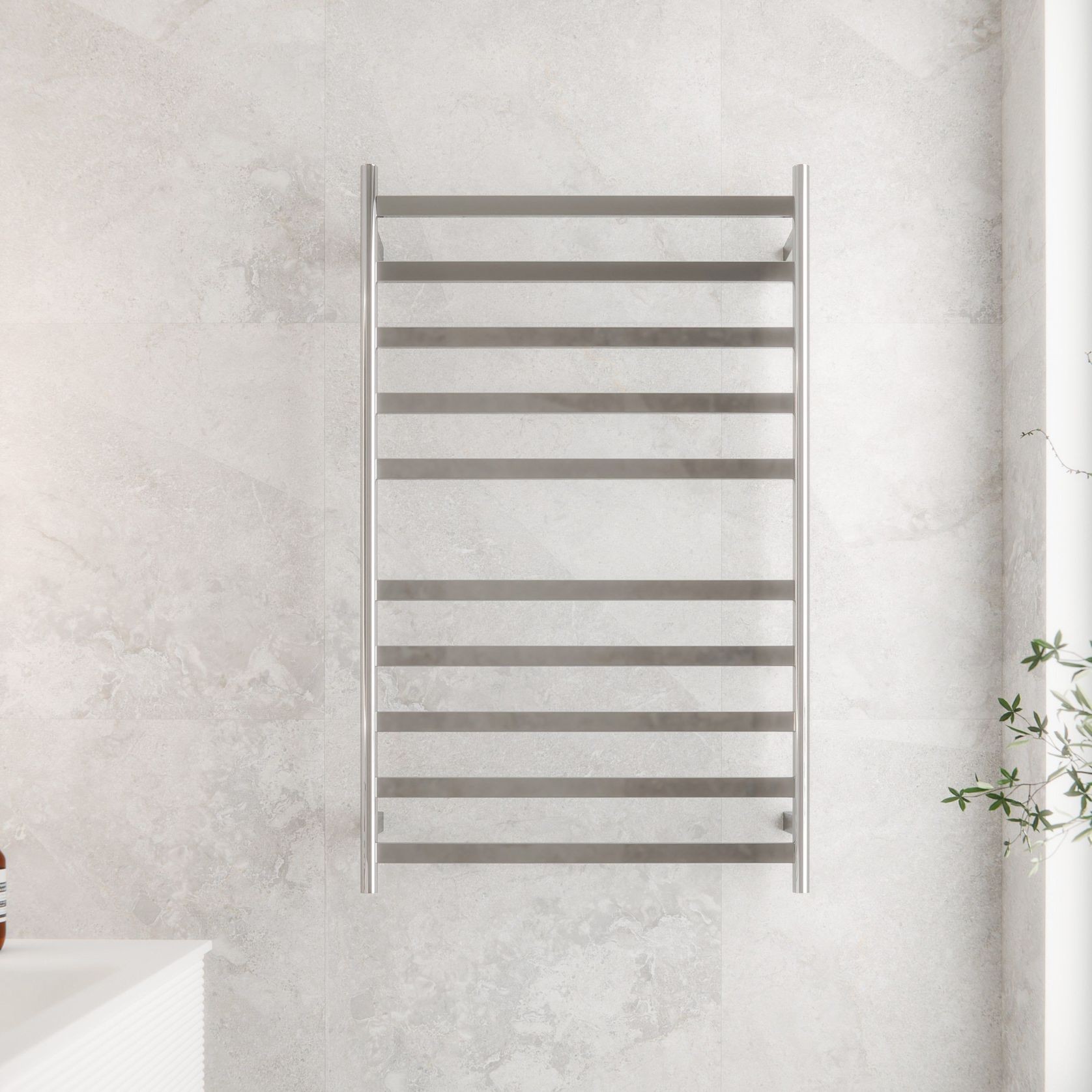 Lineare Heated Towel Ladder 1050 x 650mm gallery detail image