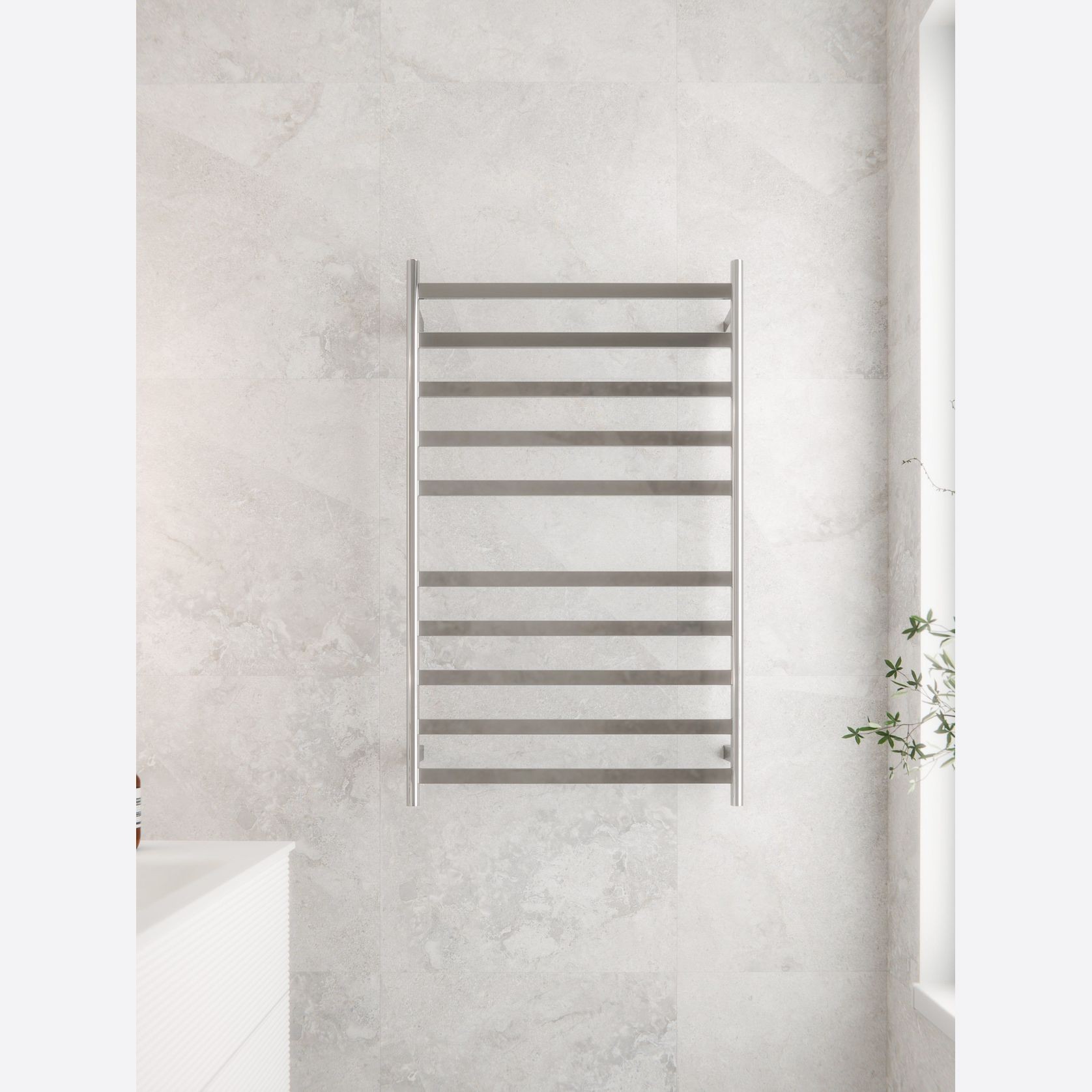 Lineare Heated Towel Ladder 1050 x 650mm gallery detail image