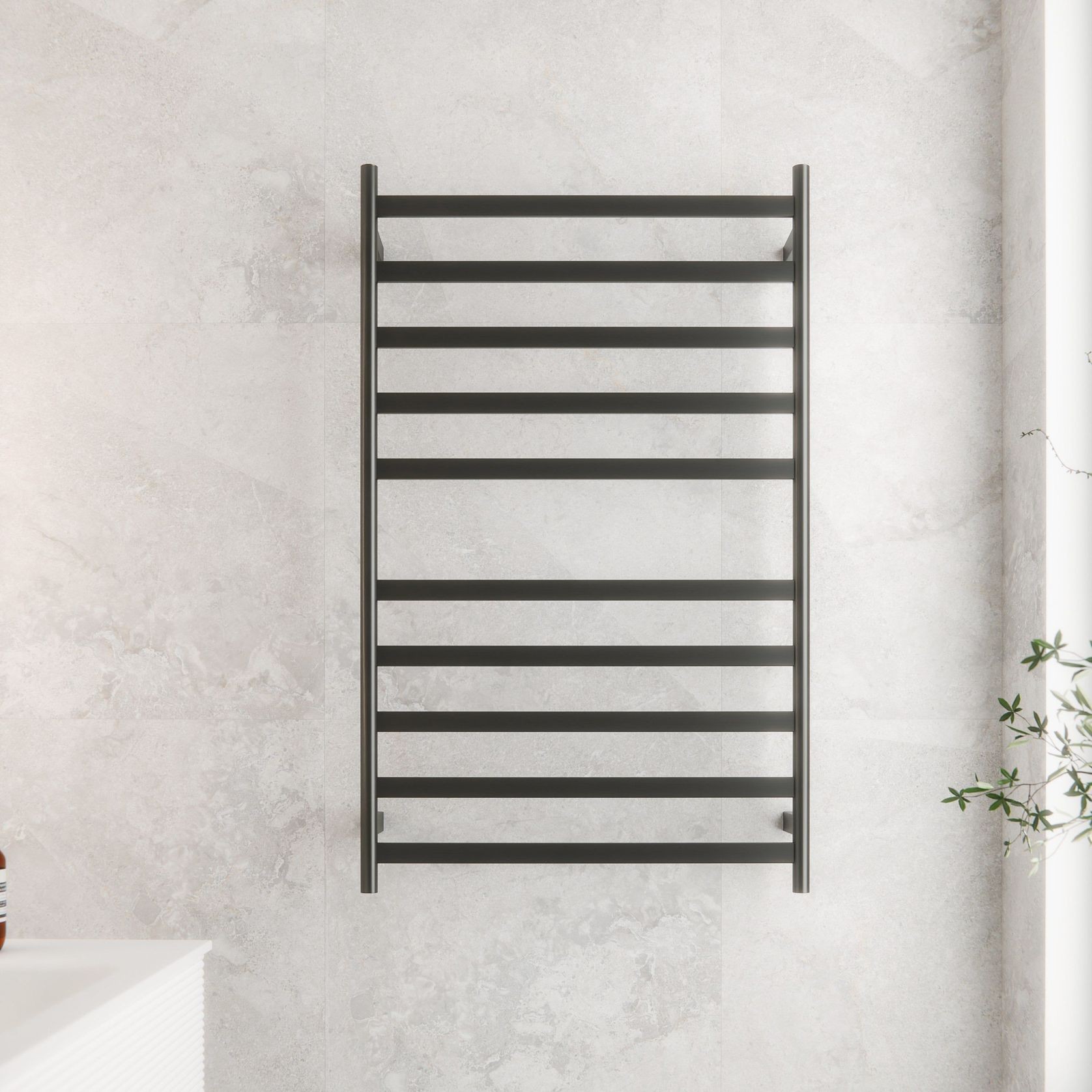 Lineare Heated Towel Ladder 1050 x 650mm gallery detail image