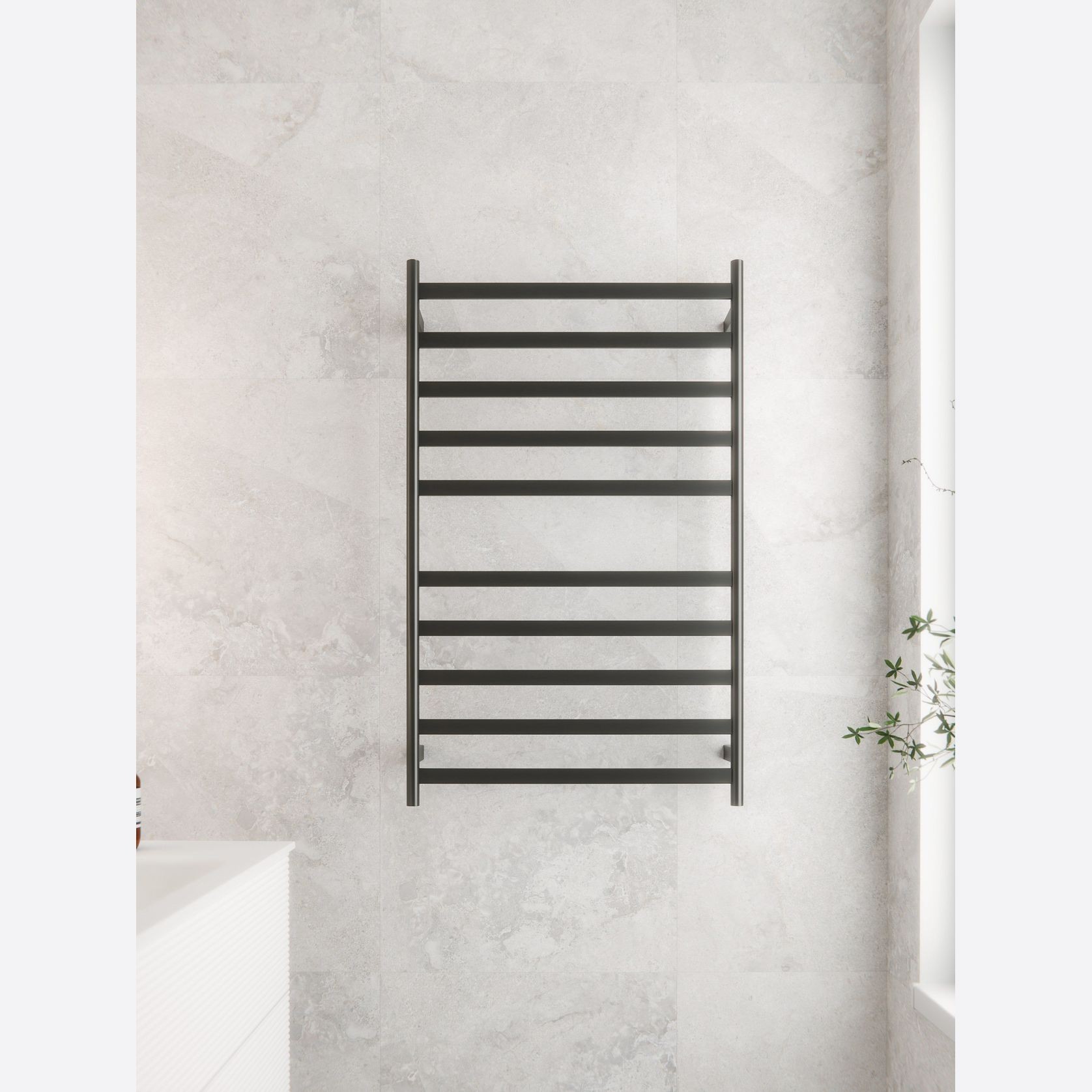 Lineare Heated Towel Ladder 1050 x 650mm gallery detail image